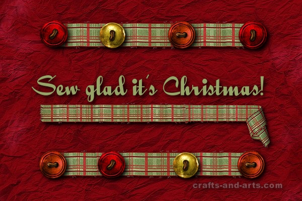 Sew glad it's Christmas Card
