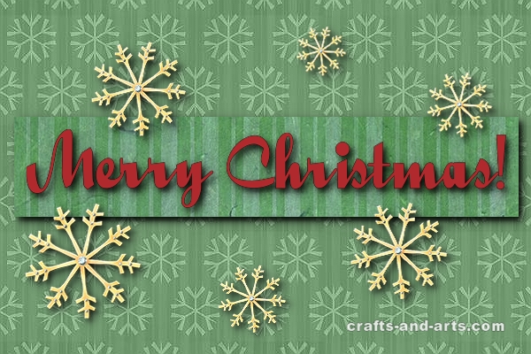 Snowflake Christmas Card