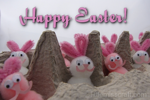 Happy Easter Rabbit Card
