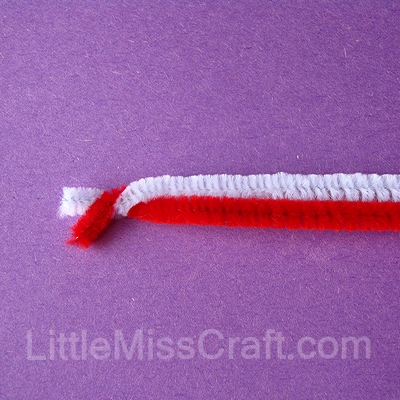 candy cane christmas ornament gift tag craft