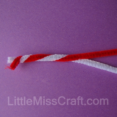 candy cane christmas ornament gift tag craft