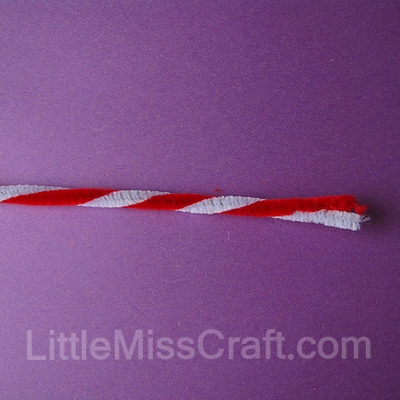 candy cane christmas ornament gift tag craft