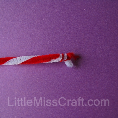 candy cane christmas ornament gift tag craft
