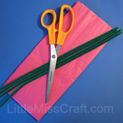 handmade carnation tissue paper flower craft tutorial