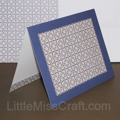 handmade geometric pattern greeting card craft tutorial
