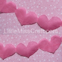 heart streamer garland valentines