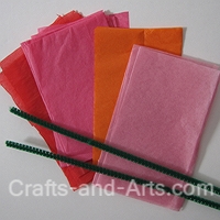 Ranunculus Tissue Paper Flower Craft