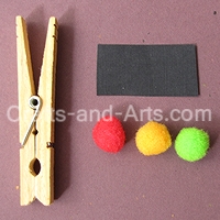 Traffic light clip craft