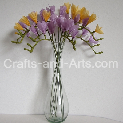 Freesia flower craft