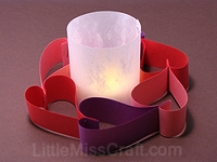 Heart Tea Candle Craft