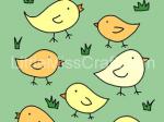 Chicks Coloring Page