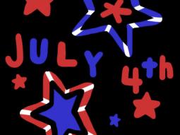 July 4th Stars Coloring Page