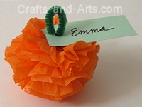 Pumpkin Patch Poms Craft