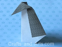 Penguin Origami Craft